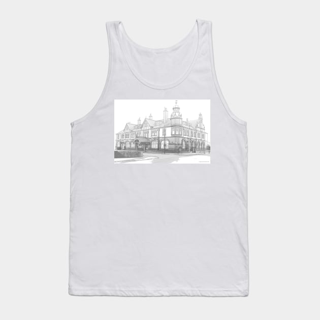 Victoria Hotel Tank Top by Colin-Bentham